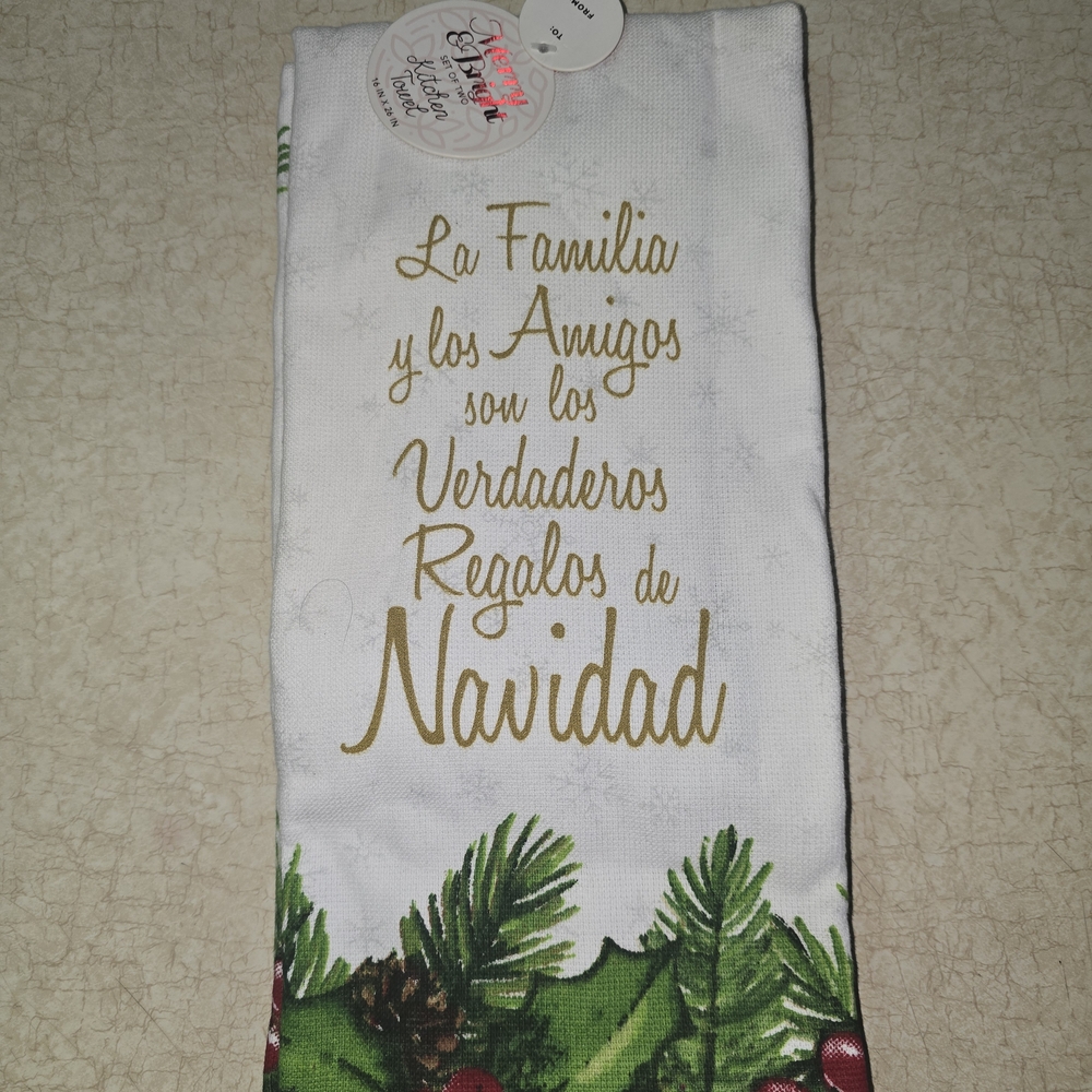 Festive Christmas Kitchen Towel